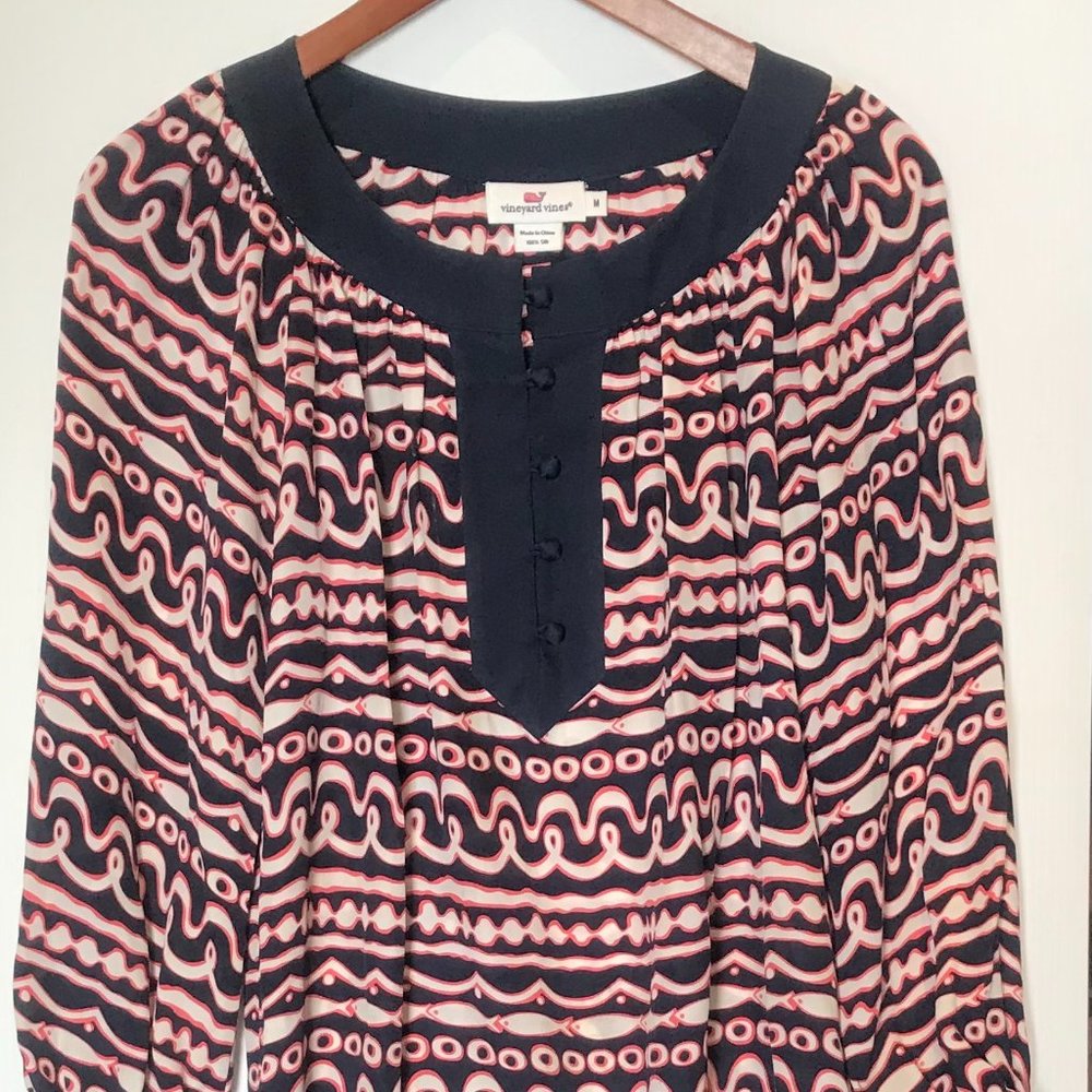 VINEYARD VINES MEDIUM SILK TOP